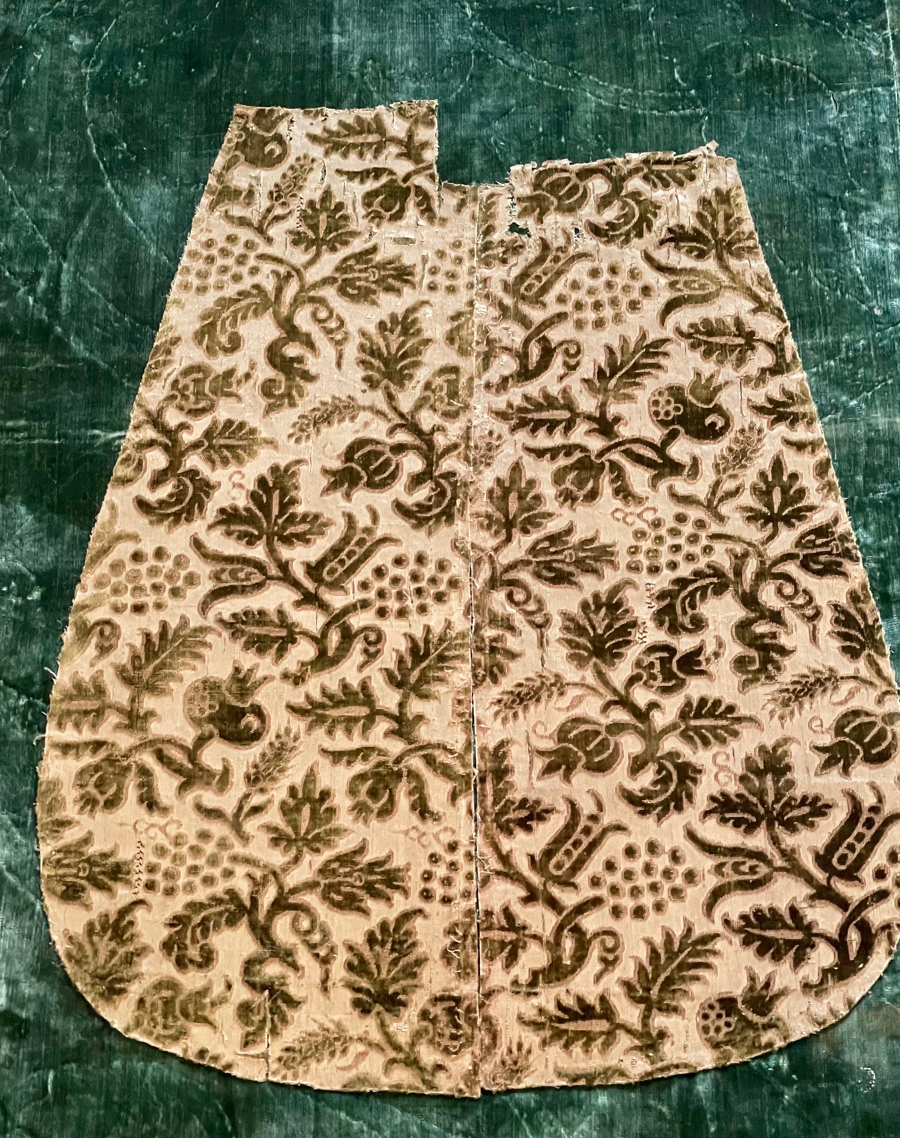 16th Century Velvet Chasuble Front