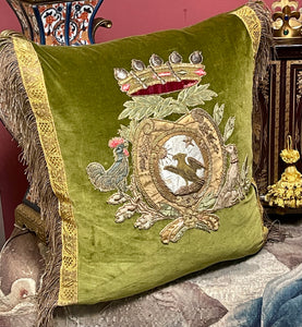 Antique Coat of Arms Cushion (Copy)