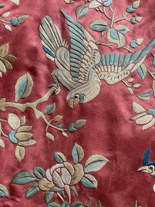 Antique Chinese Silk Embroidery Banners