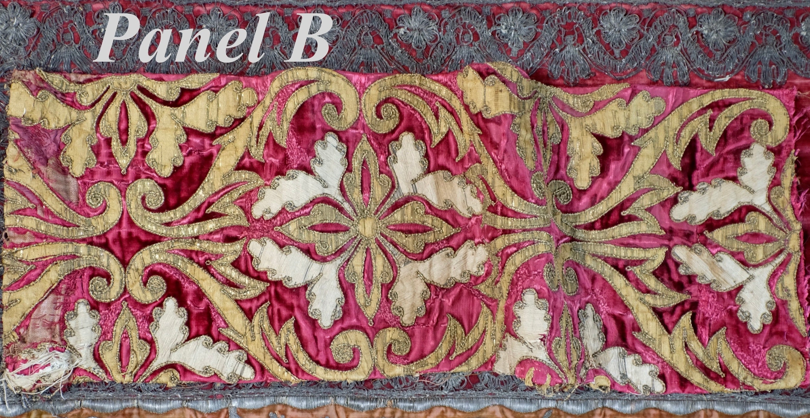 17th Century Venetian Silk Velvet Panel