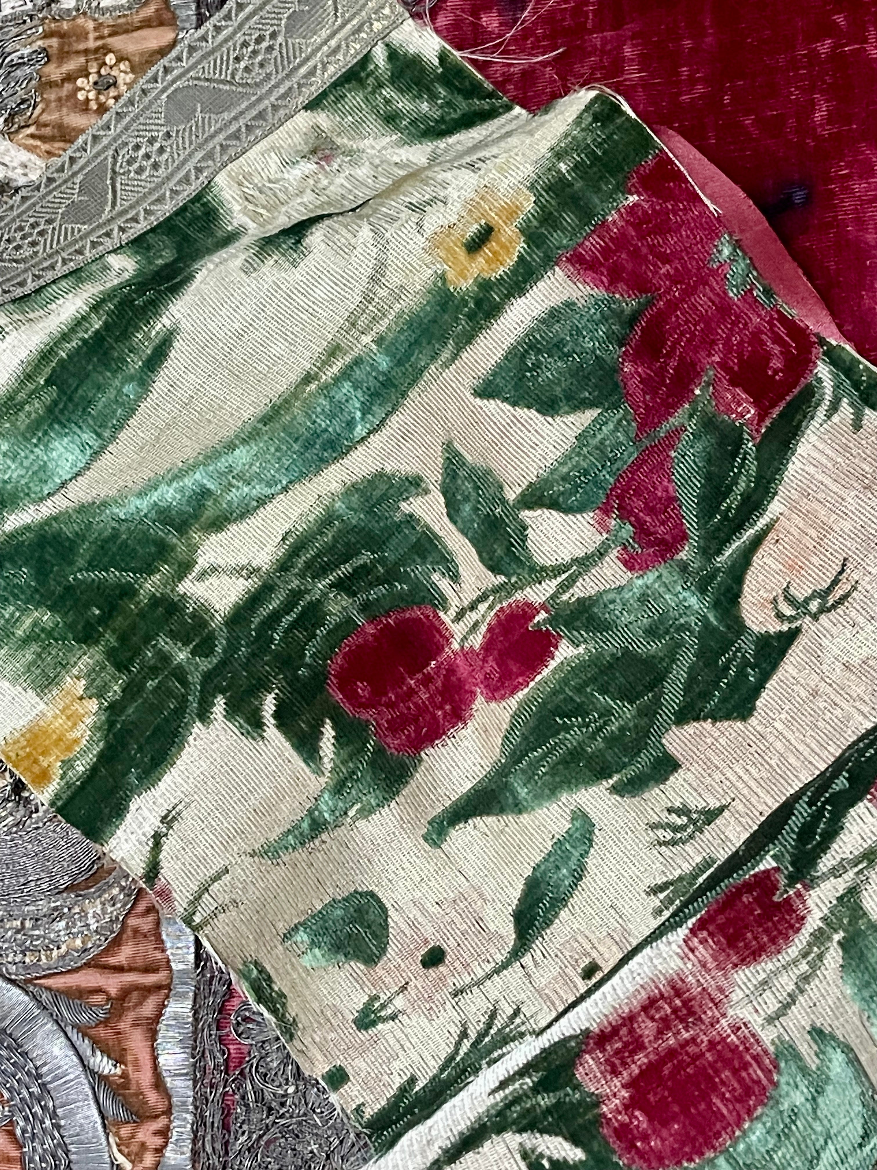 17th Century Genoa Silk Velvet