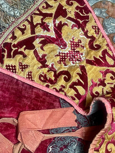 17th Century Silk Velvet Vestment Maniple