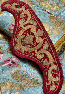 Antique Embroidered Amice Circa 1600