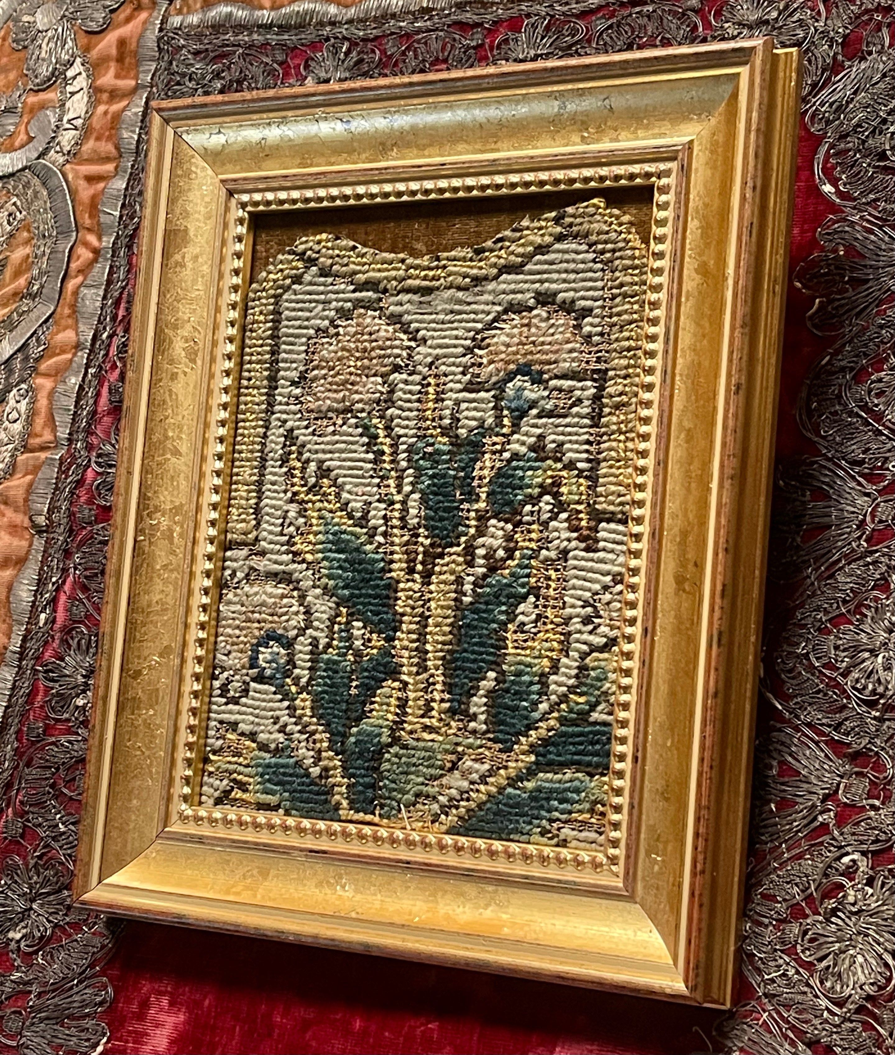 17th Century Needlework Panel