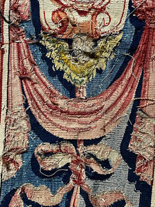 17th Century Flemish Tapestry Fragment Cherub