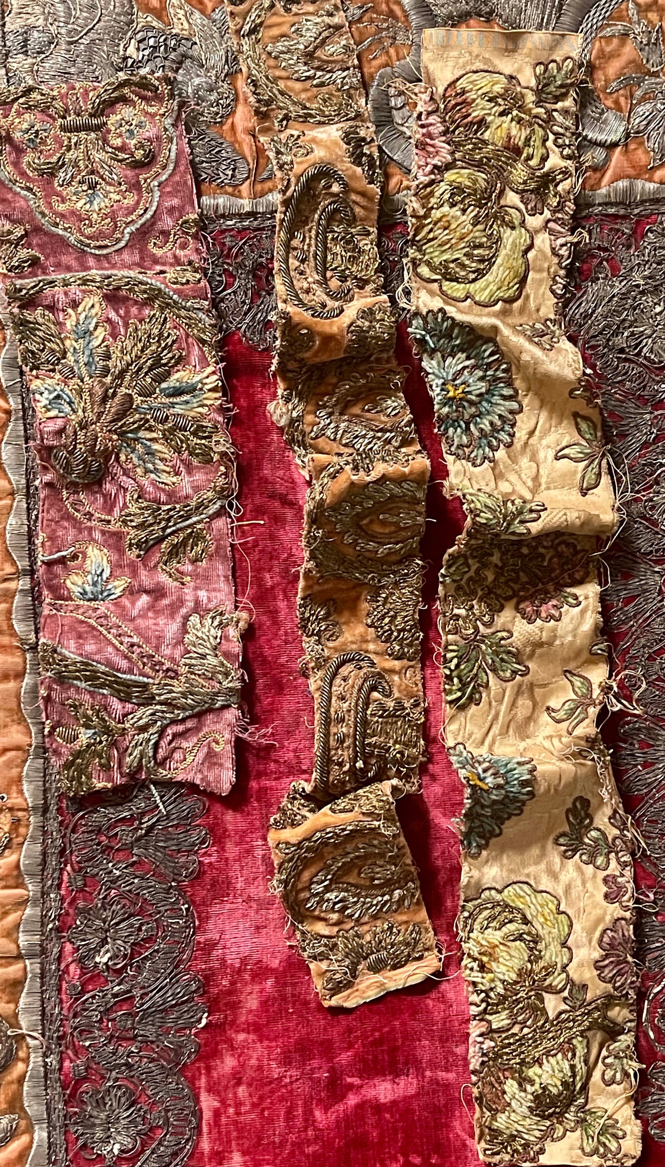 Antique Metallic Embridered Silk Velvet Project Group