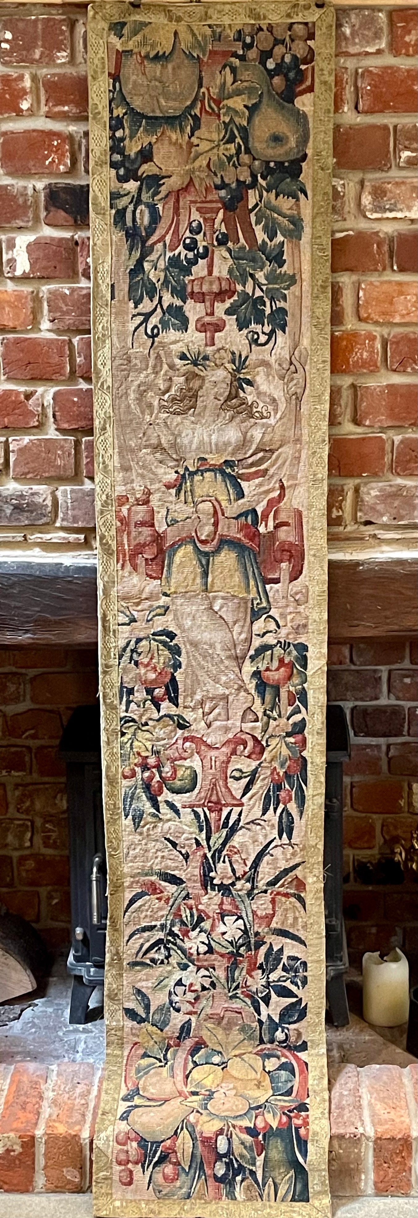 17th Century Flemish Tapestry Runner