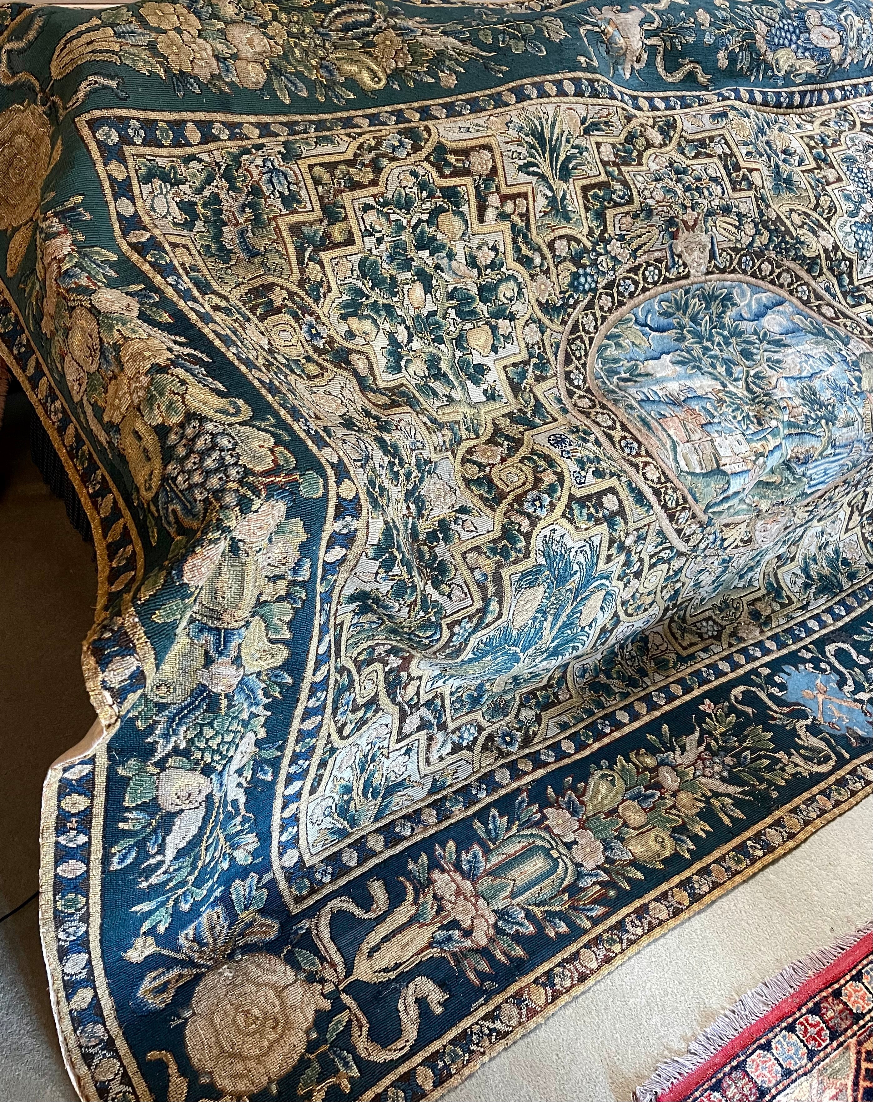 17th Century Needlework Table Carpet