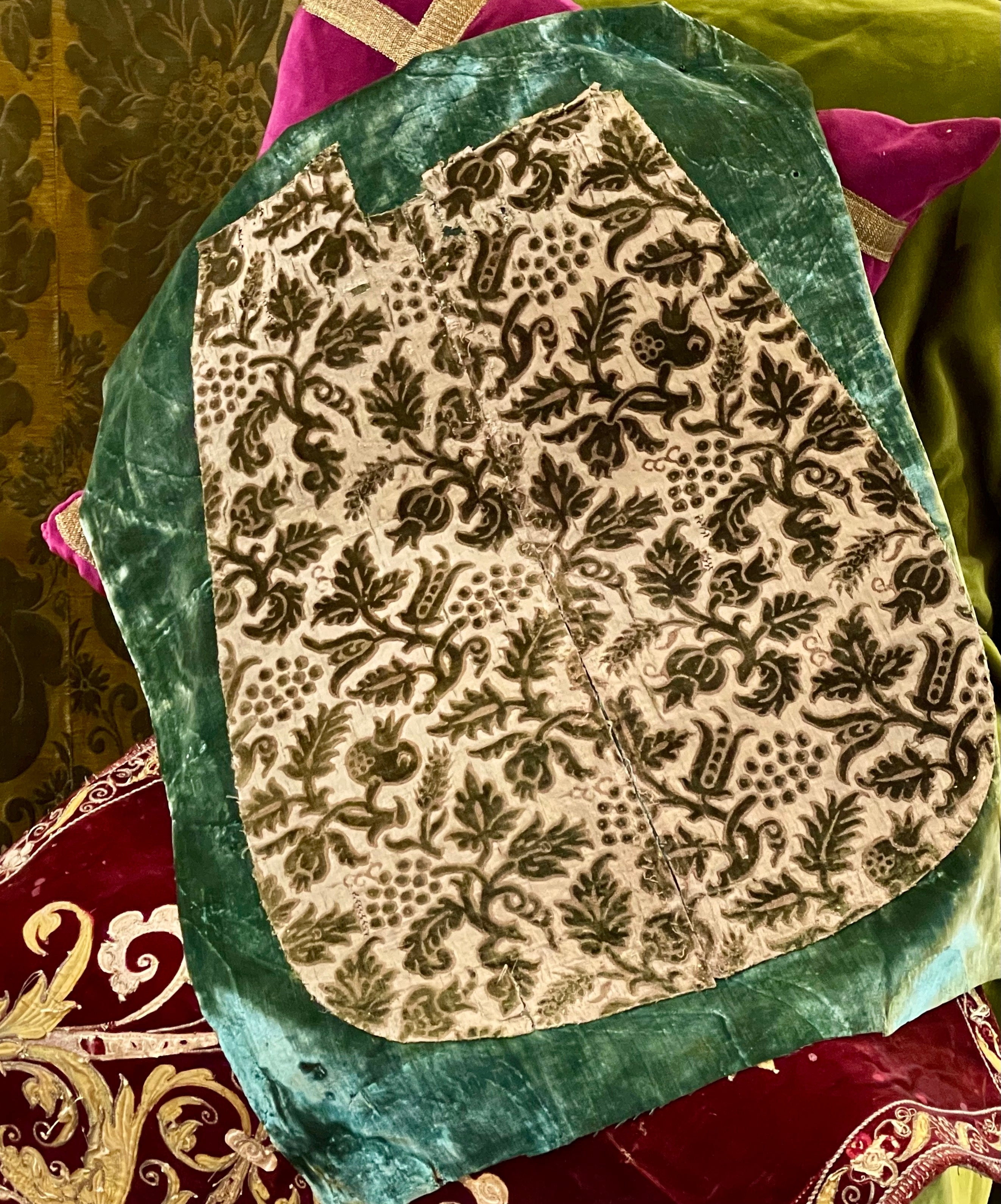 16th Century Velvet Chasuble Front