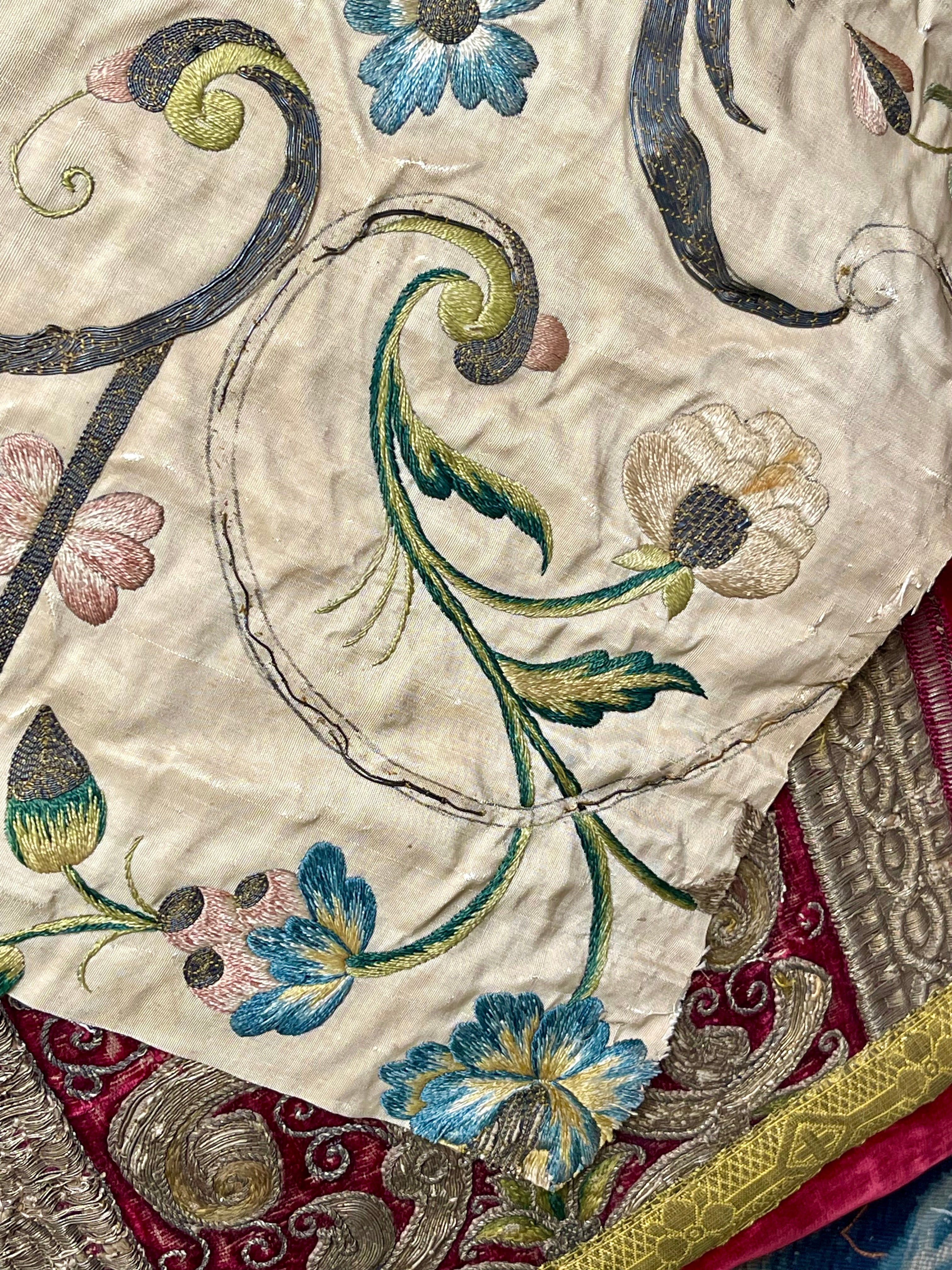 17th Century Embroidery Panel