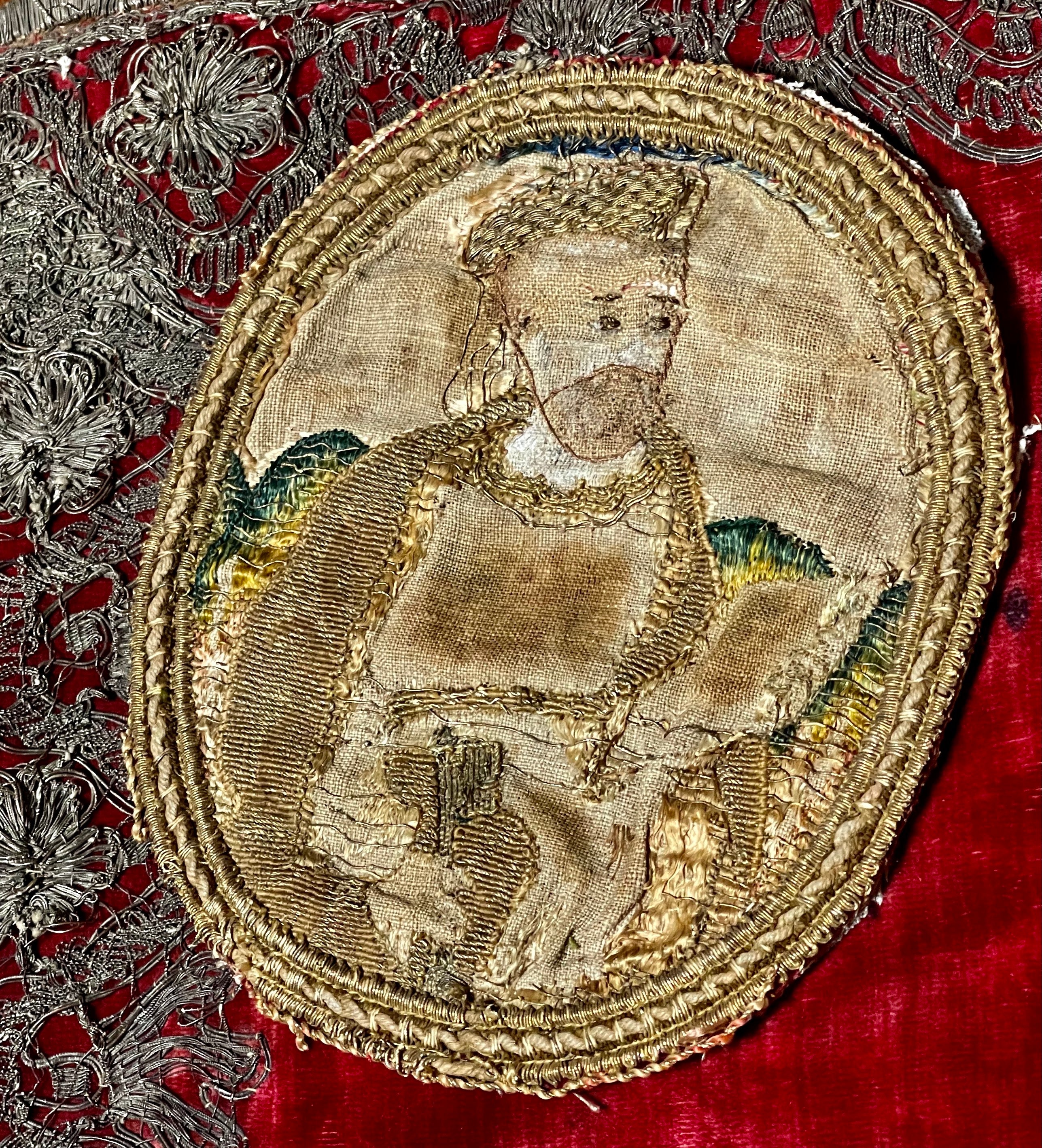 Medieval Needlework Portrait