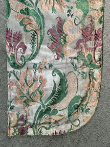 18th Century French Silk Brocade Chasuble Panel