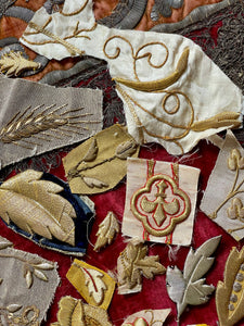 Antique Gold Silver Metallic Applique Project Group