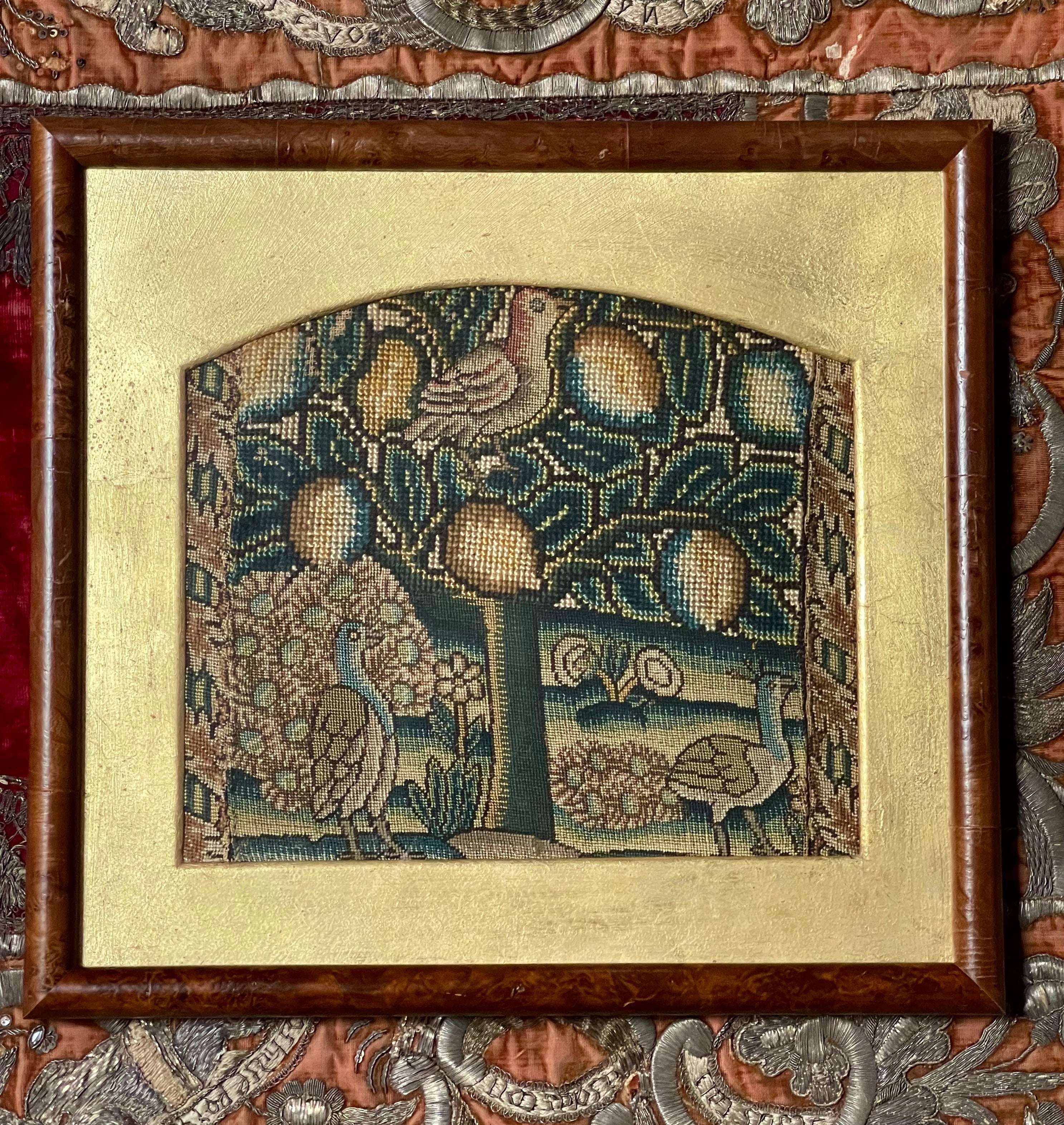 English Charles II Needlework Picture