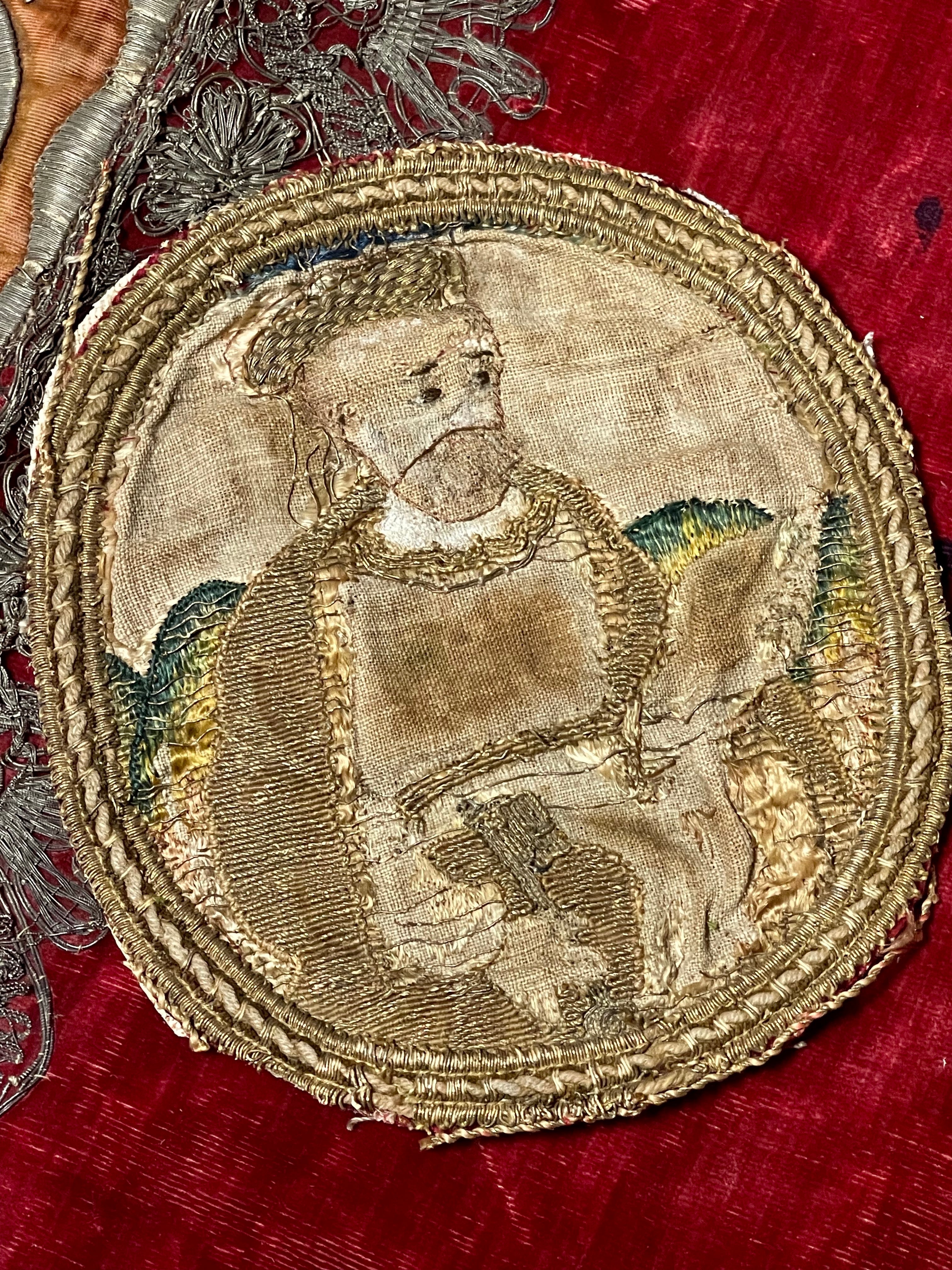 Medieval Needlework Portrait