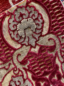 16th Century Venetian Silk Velvet Pomegranates