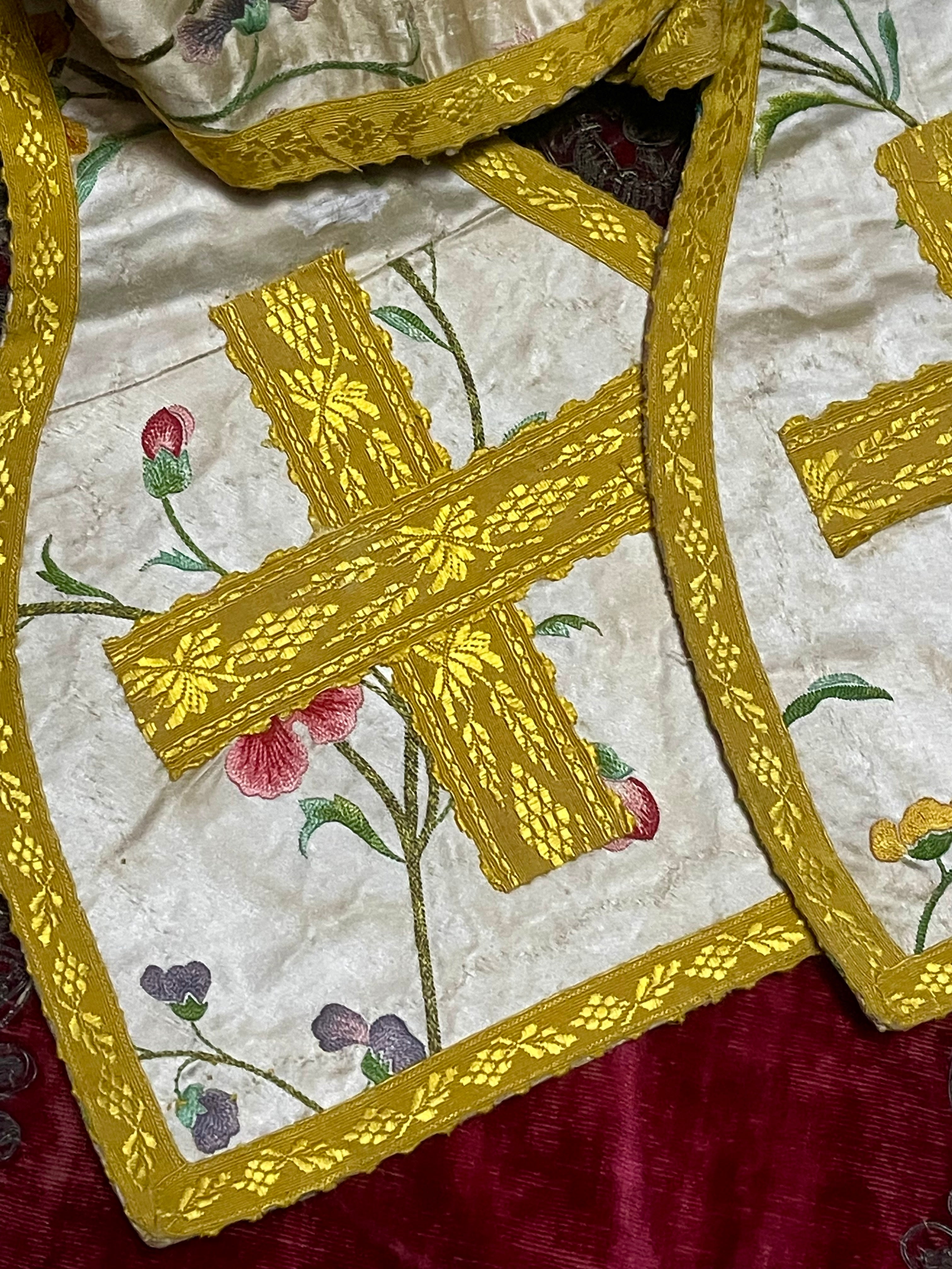 Antique Maniple Chinese Embroidered Silk