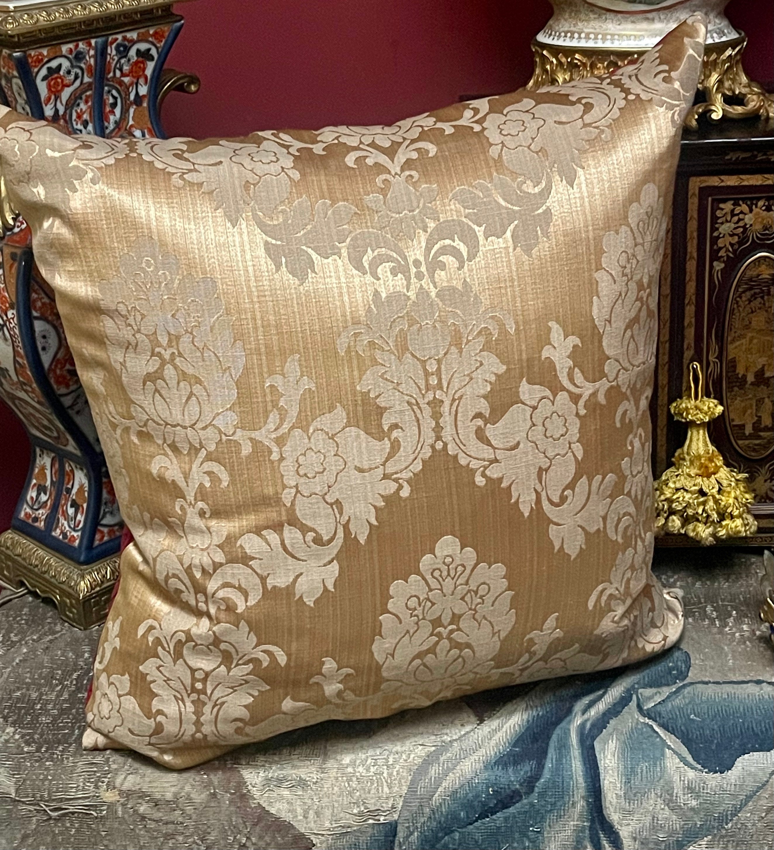 Renaissance Embroidery Pillow