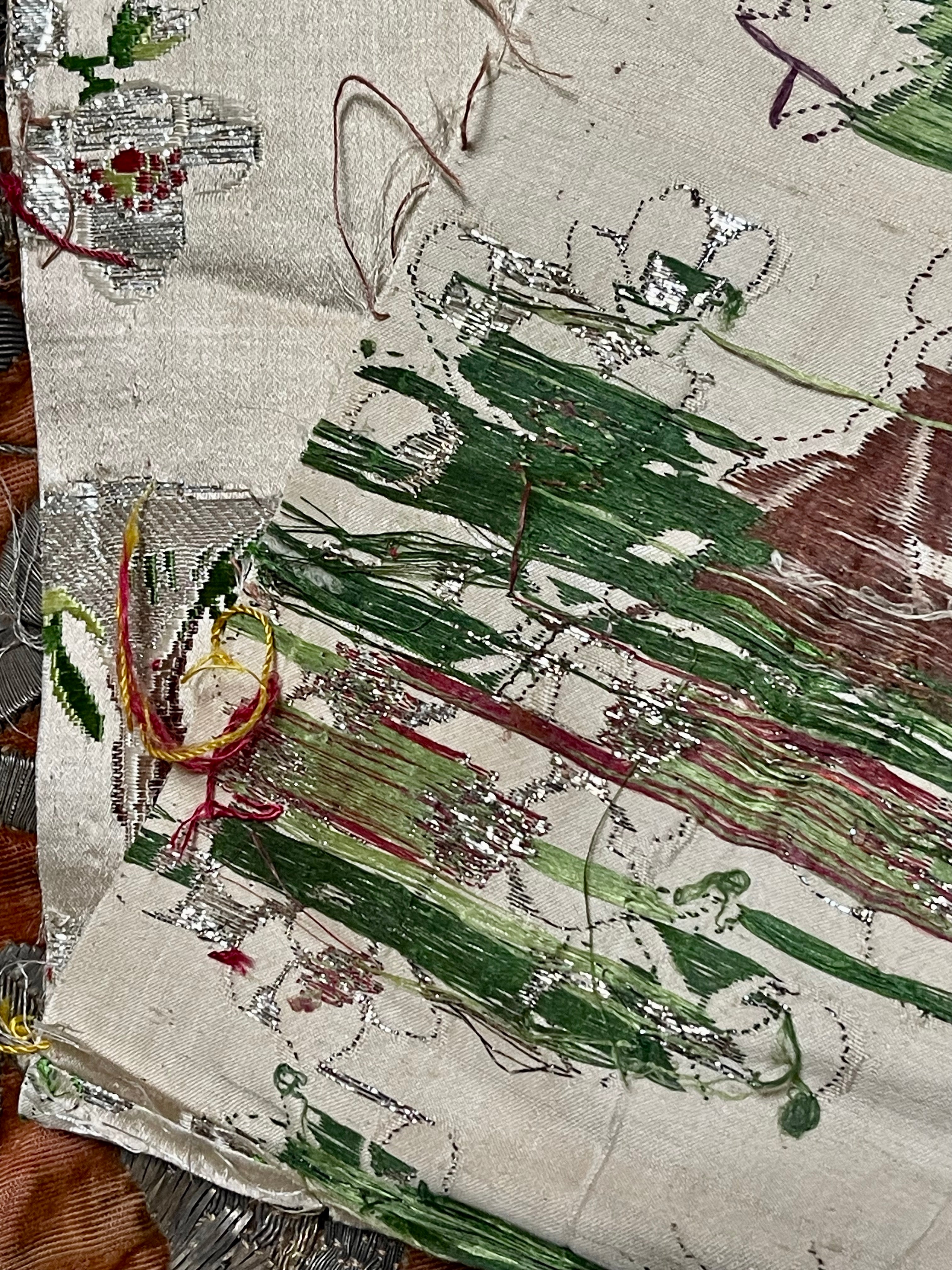 18th Century Lyon Silk Brocade