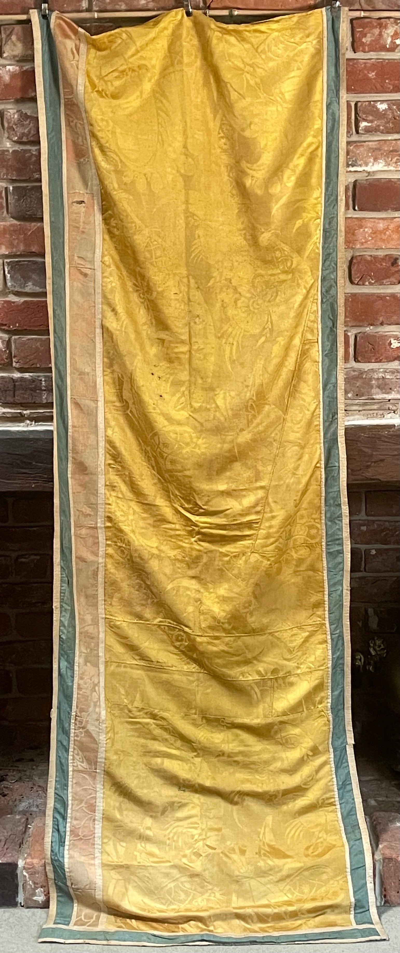 18th Century Silk Damask Altar Frontal