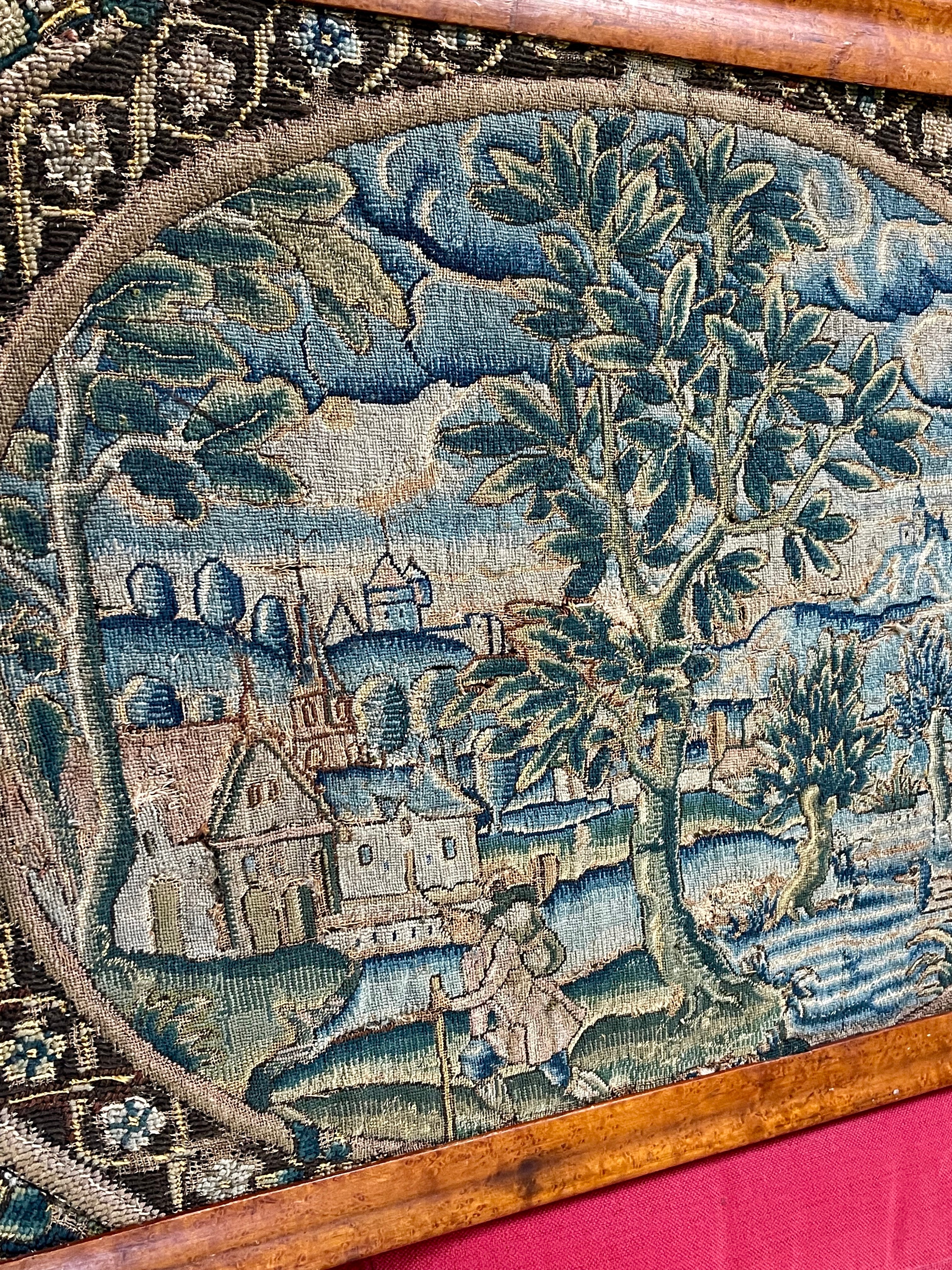 17th century needlework panel
