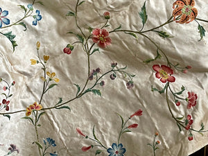 18th Century Embroidered Silk