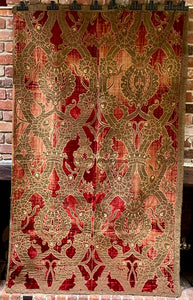 Antique Italian Medici Design Velvet Cover