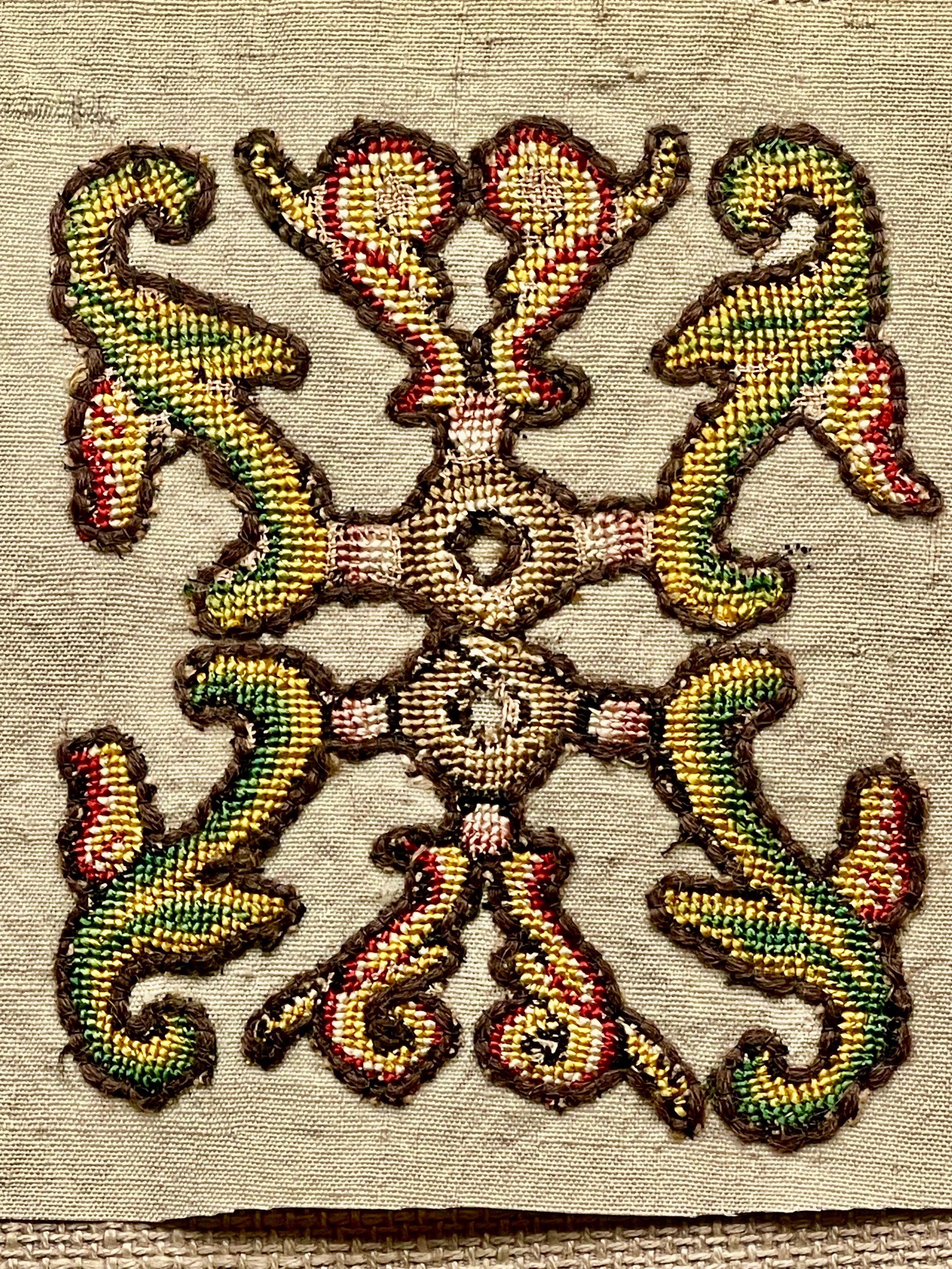 17th Century English Needlework Slip