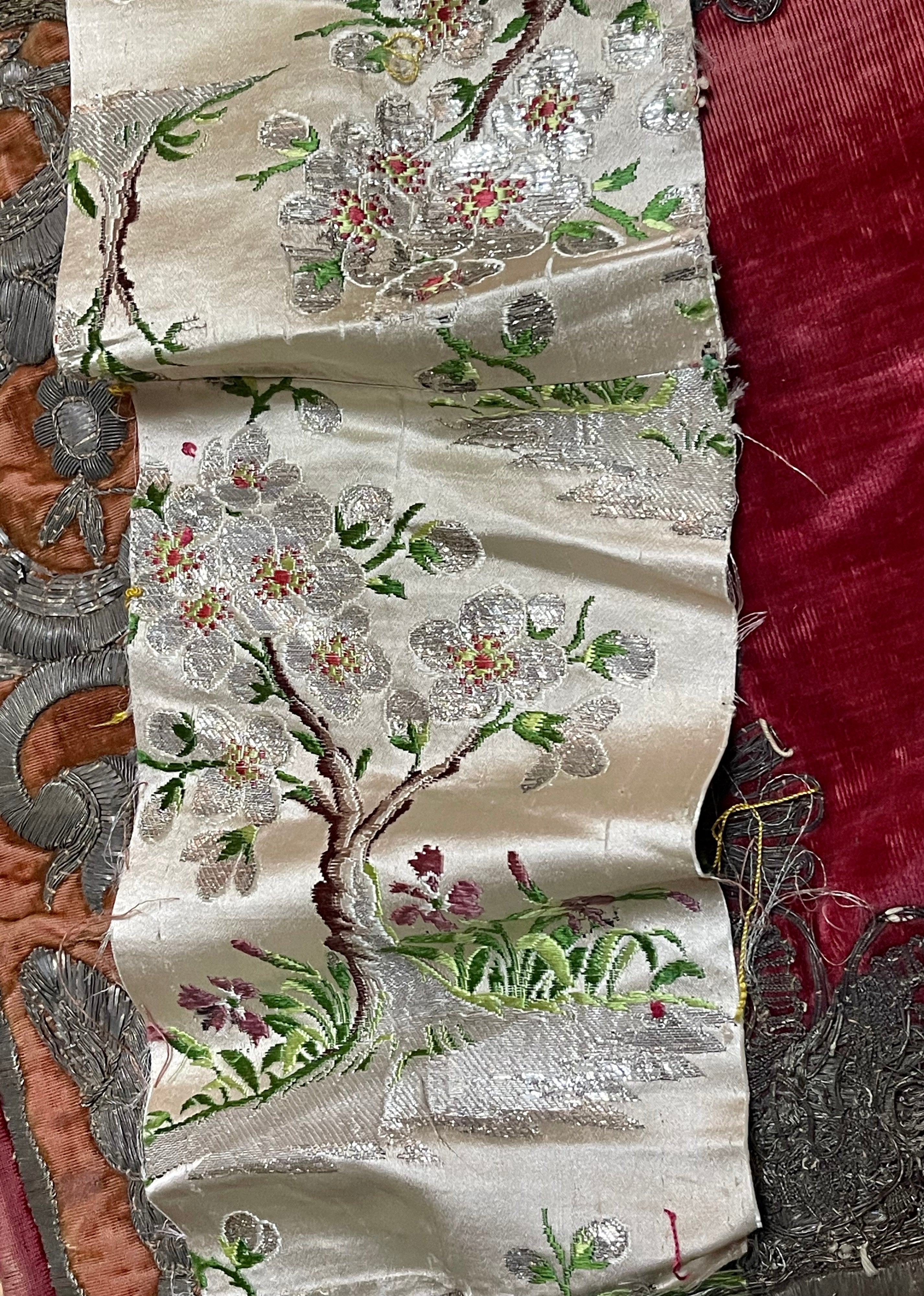 18th Century Lyon Silk Brocade