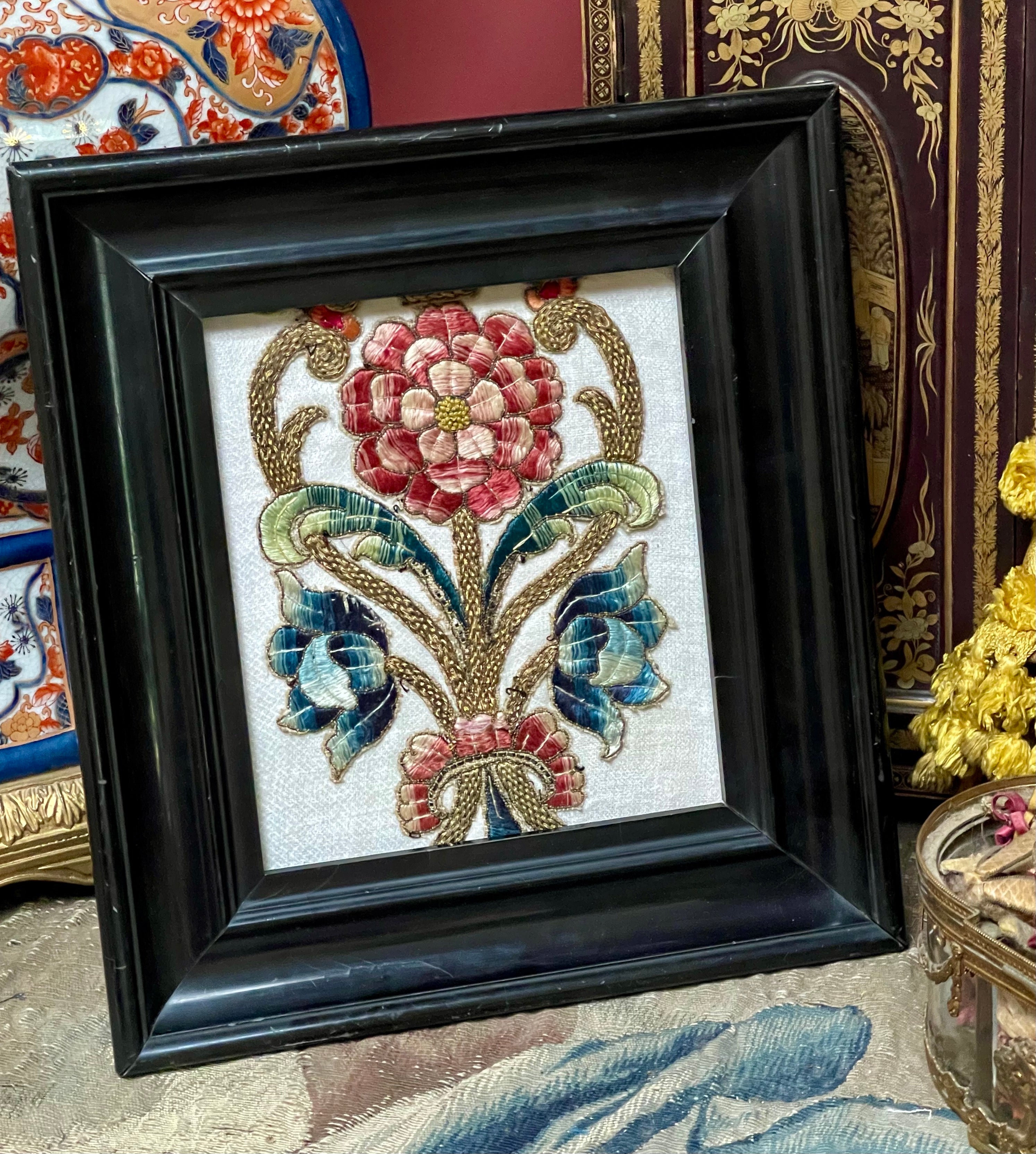 17th Century Italian Needlework Slip