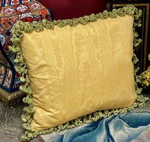 Hand Made Bespoke Pillow Luigi Bevilacqua Venetian Silk Velvet