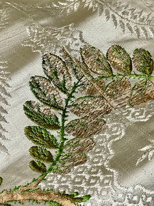 RESERVED FOR M  18th Century Silk Brocade Costume Panel