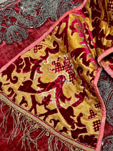 17th Century Silk Velvet Vestment Maniple