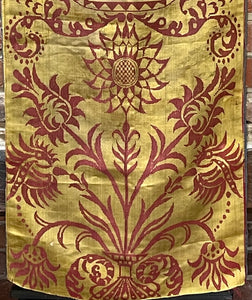 18th Century Silk Brocade Altar Frontal PAIR