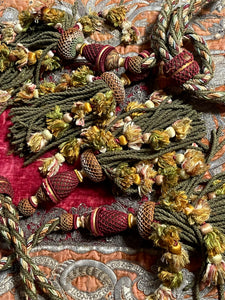 Antique French Chateau Curtain Tiebacks