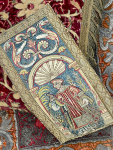 Early 17th Century Embroidered Orphrey Panel