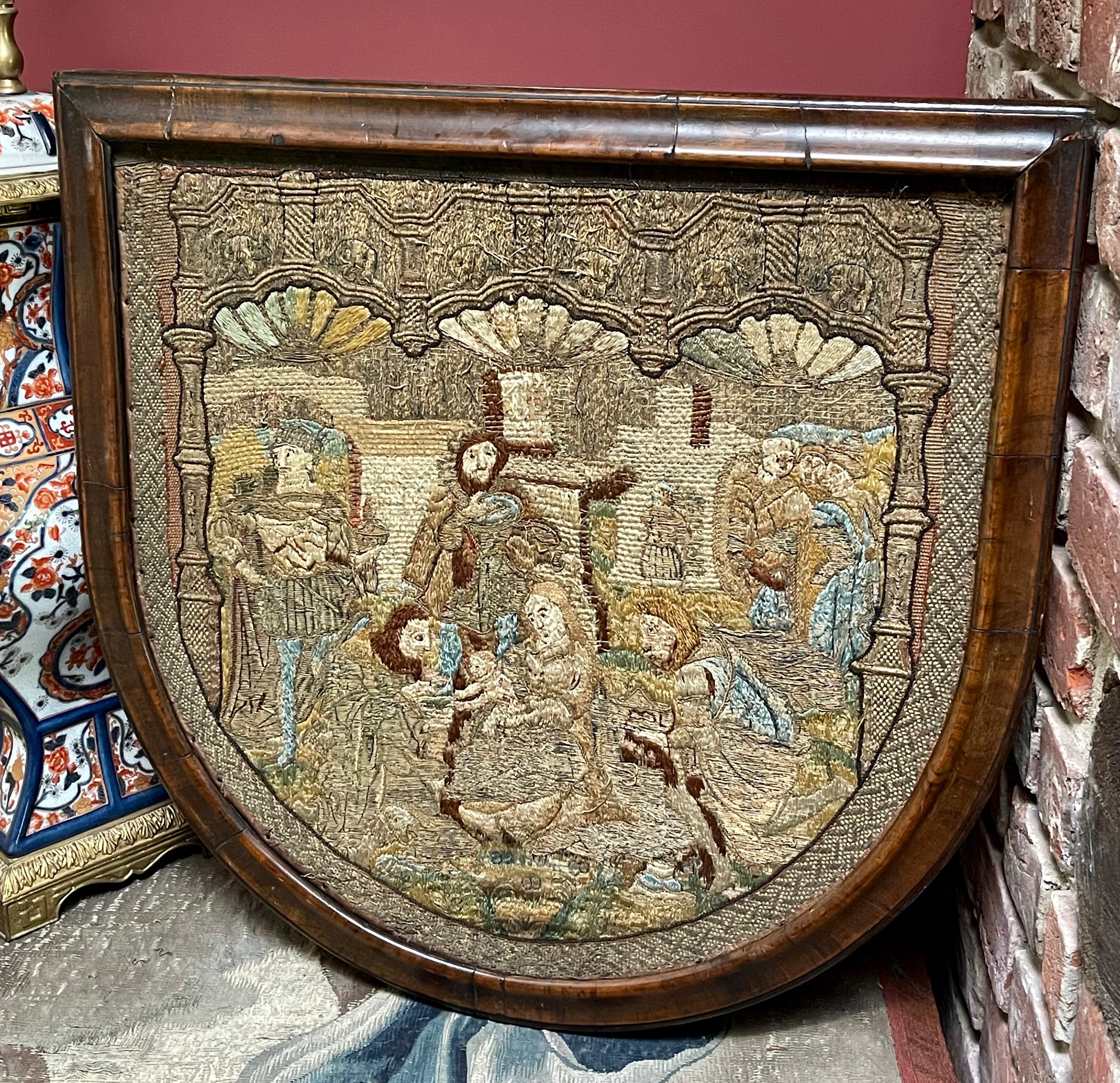 Medieval Needlework Panel Opus Anglicanum