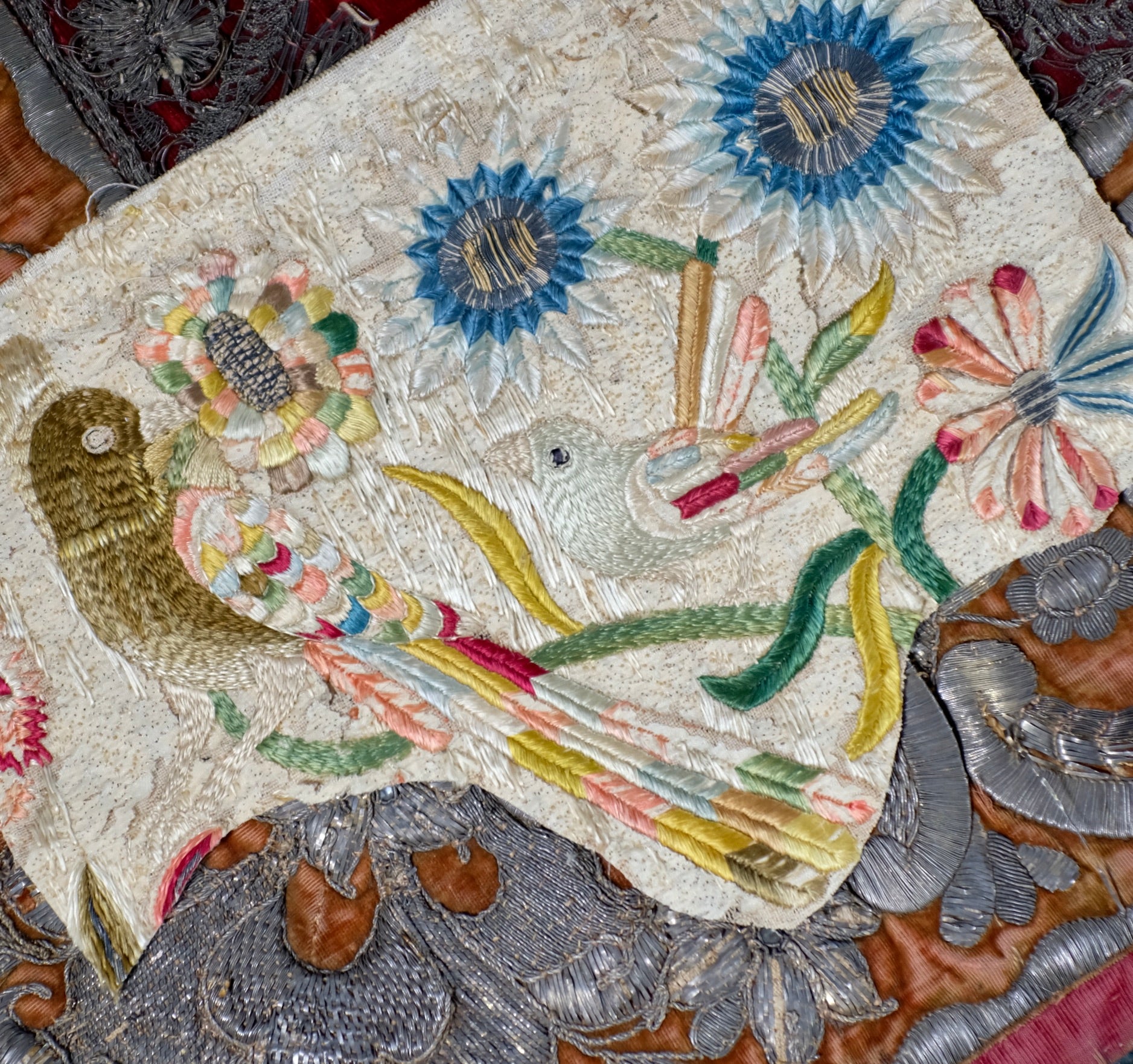 17th Century Needlework BIRDS