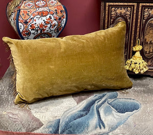 Antique Pillow 15th Century Ferronerie Velvet