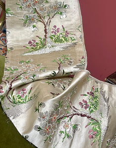 18th Century French Lyon Silk Brocade