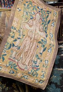 17th Century Flemish Figural Tapestry Panel