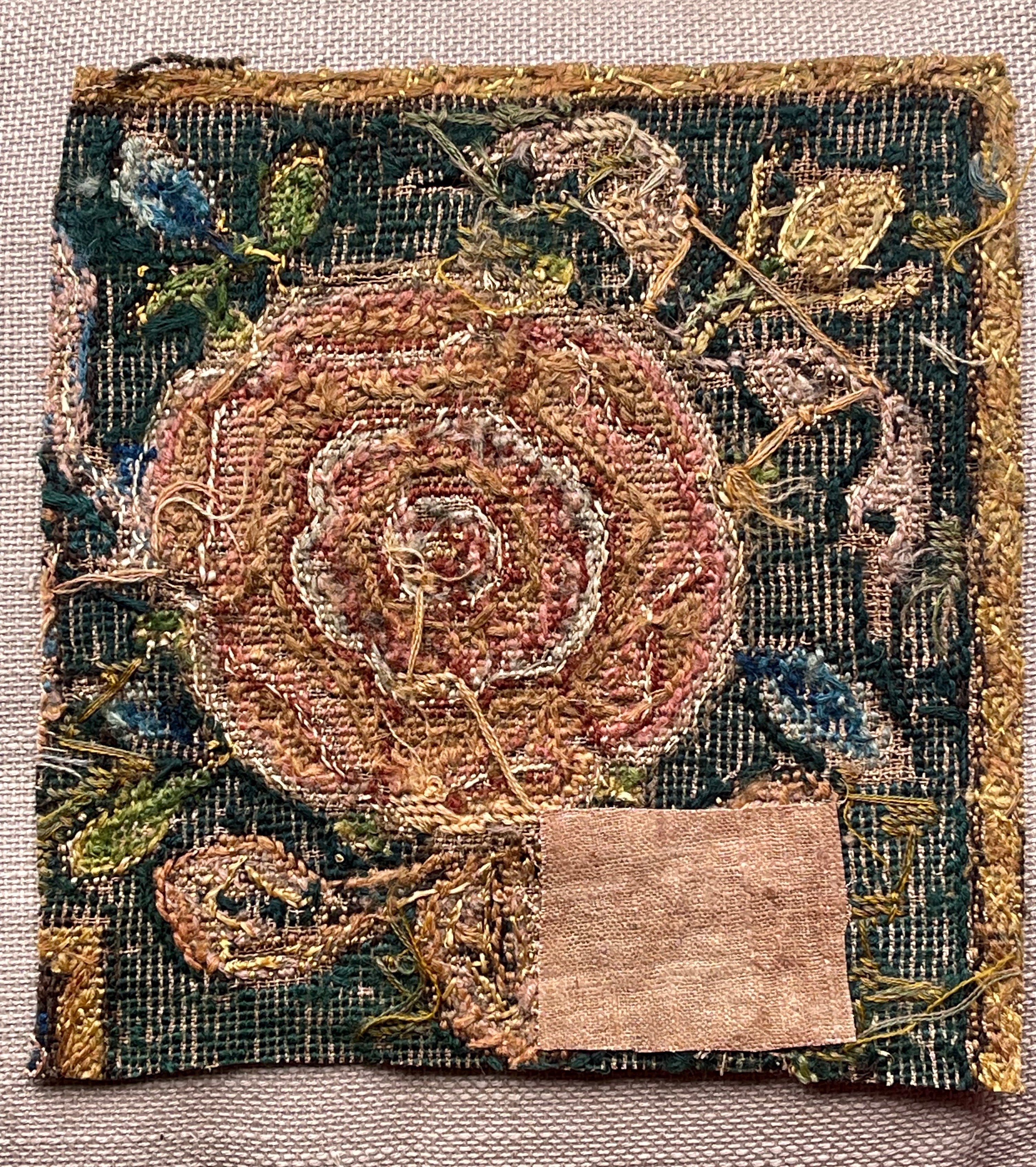 17th Century Needlework Tudor Rose