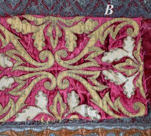 17th Century Venetian Silk Velvet Panel