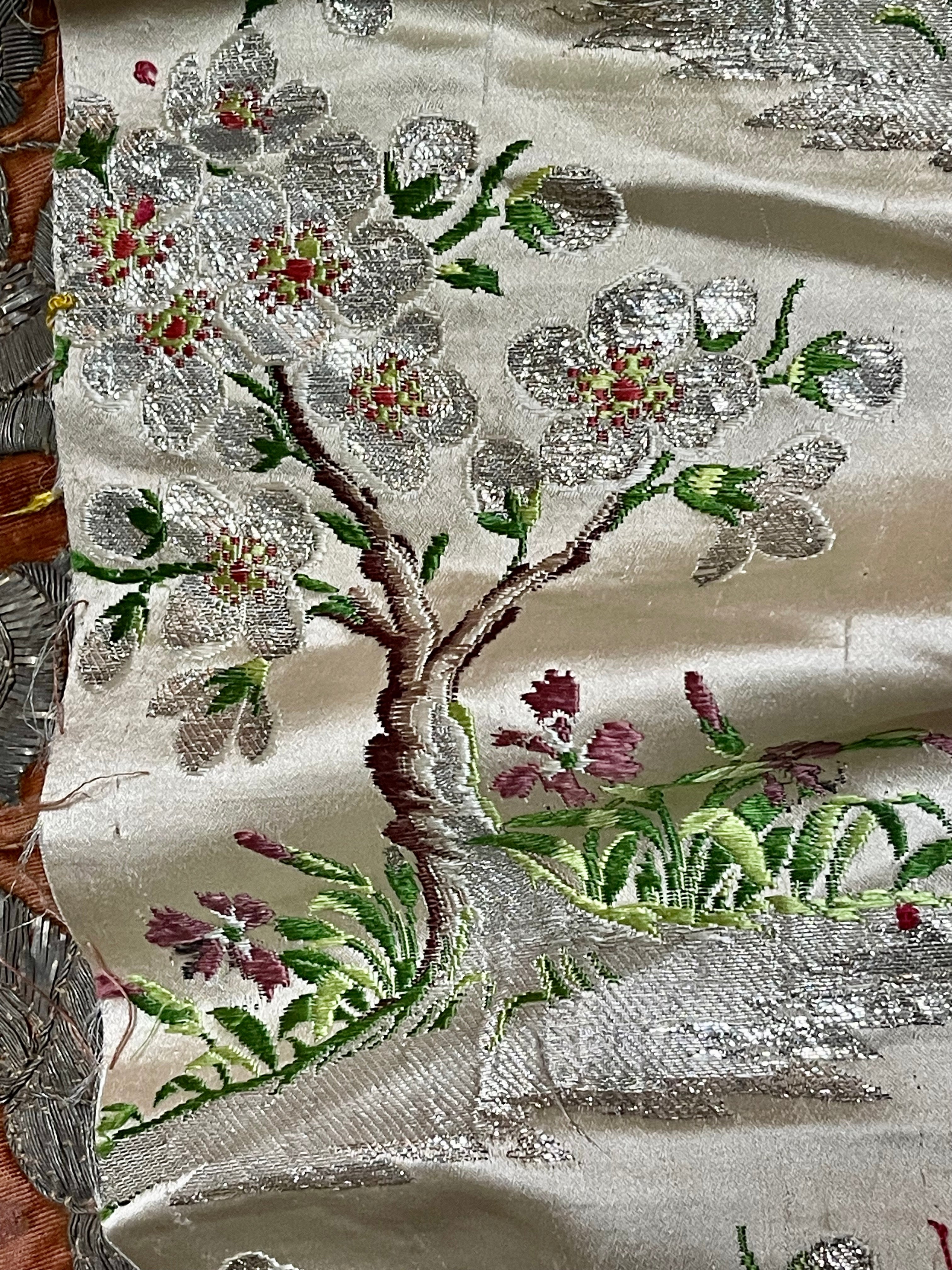 18th Century Lyon Silk Brocade