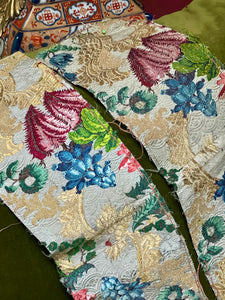 18th Century French Lyon Silk Brocade