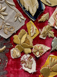 Antique Gold Silver Metallic Applique Project Group