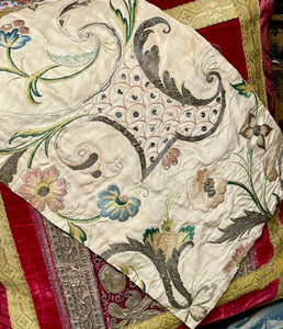 17th Century Embroidery Panel