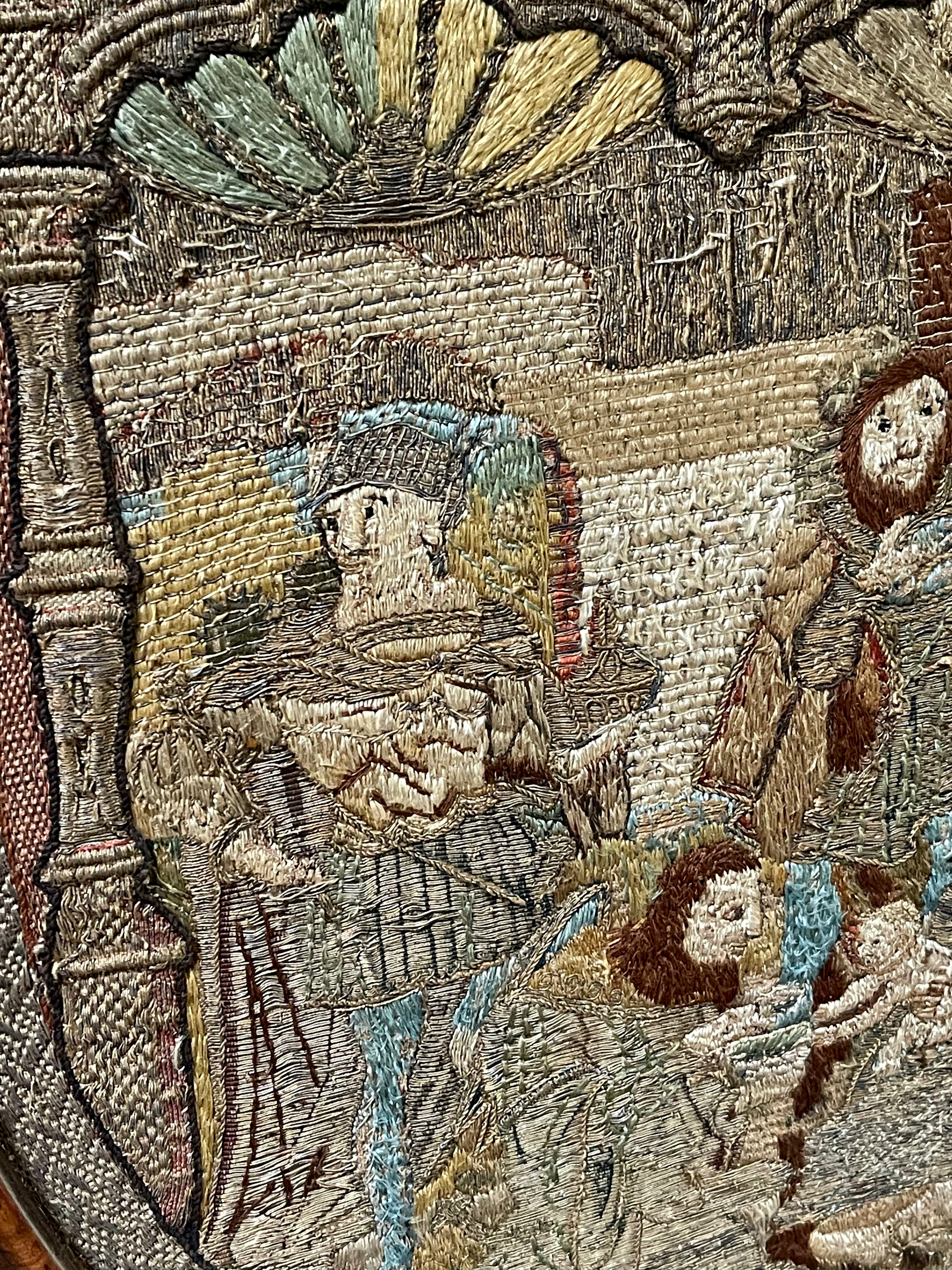 Medieval Needlework Panel Opus Anglicanum
