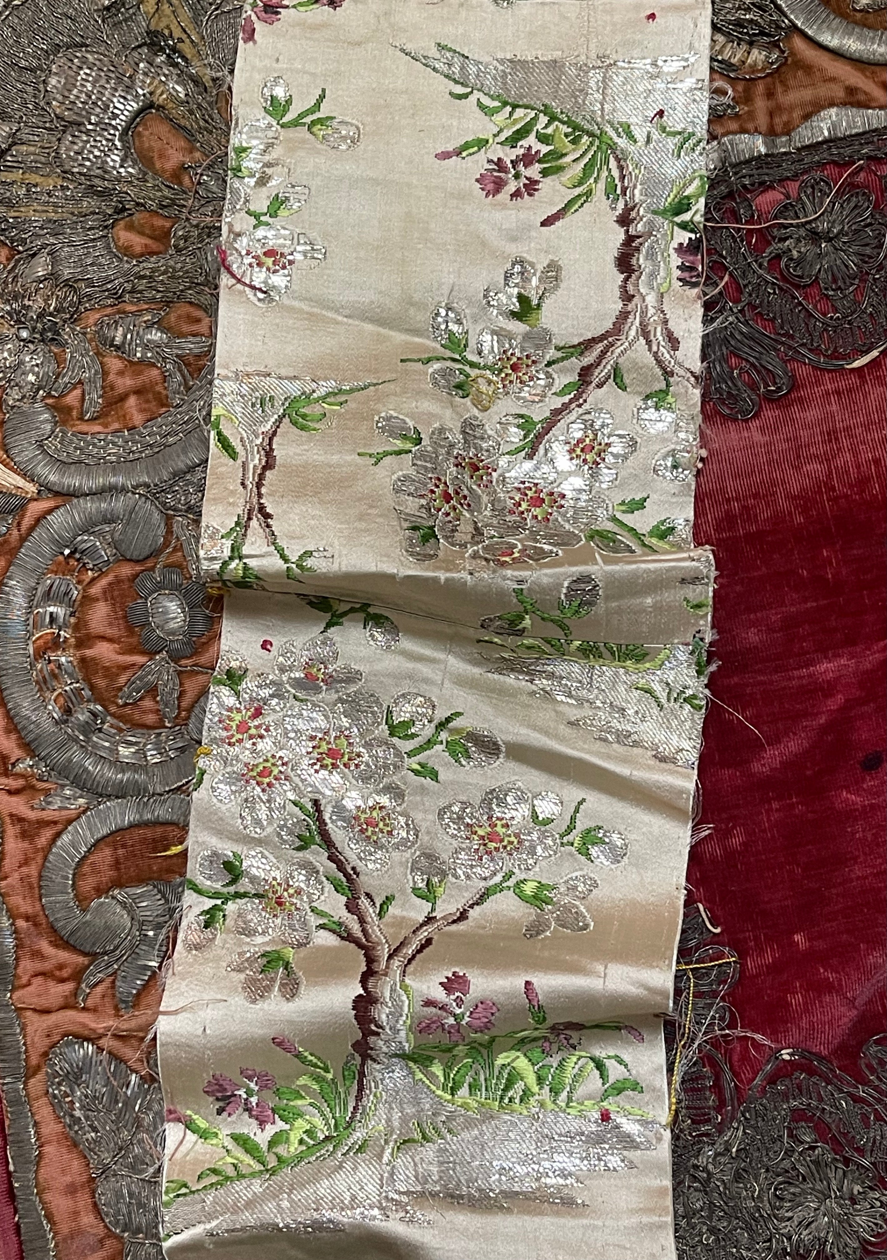 18th Century Lyon Silk Brocade