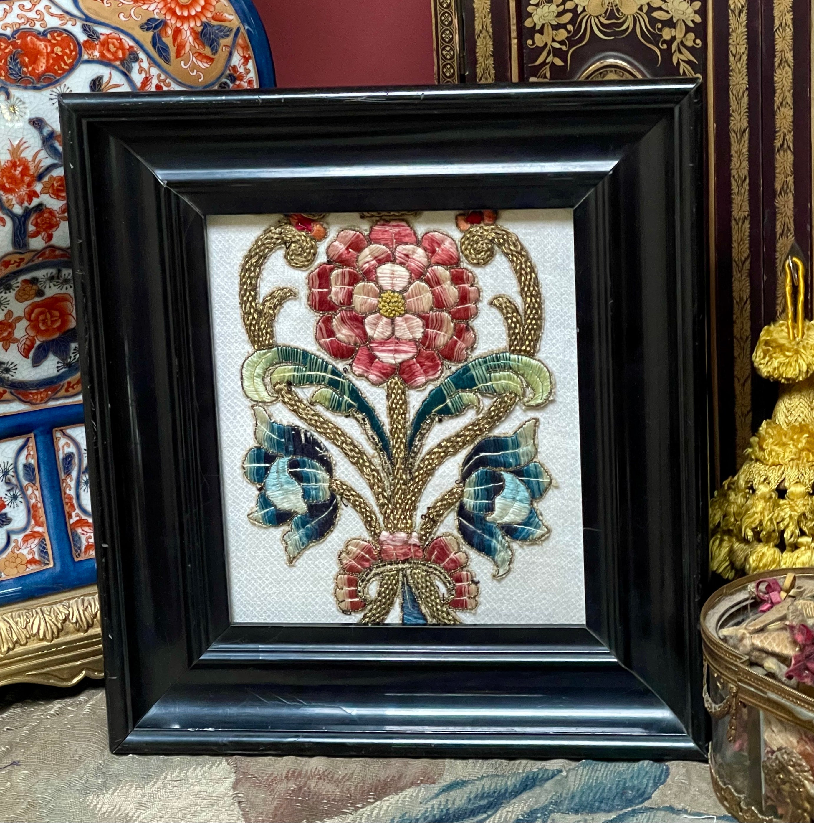 17th Century Italian Needlework Slip